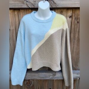 Oak + Fort Fuzzy Sweater Medium